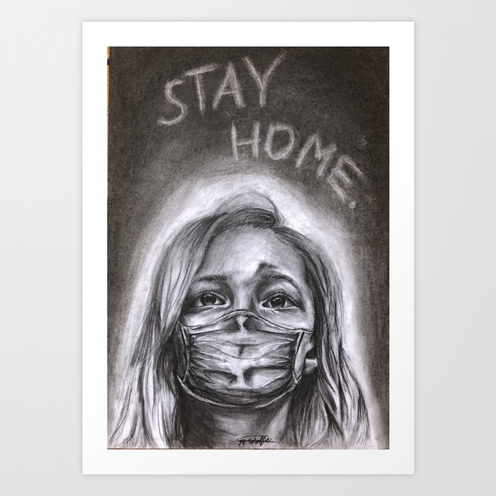 Masking Fear Art Print