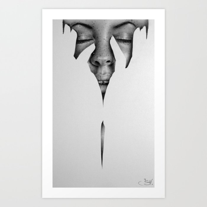 Fragments Art Print by ileanahunterart | Society6