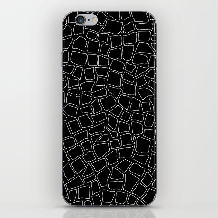 British Mosaic White and Black iPhone Skin