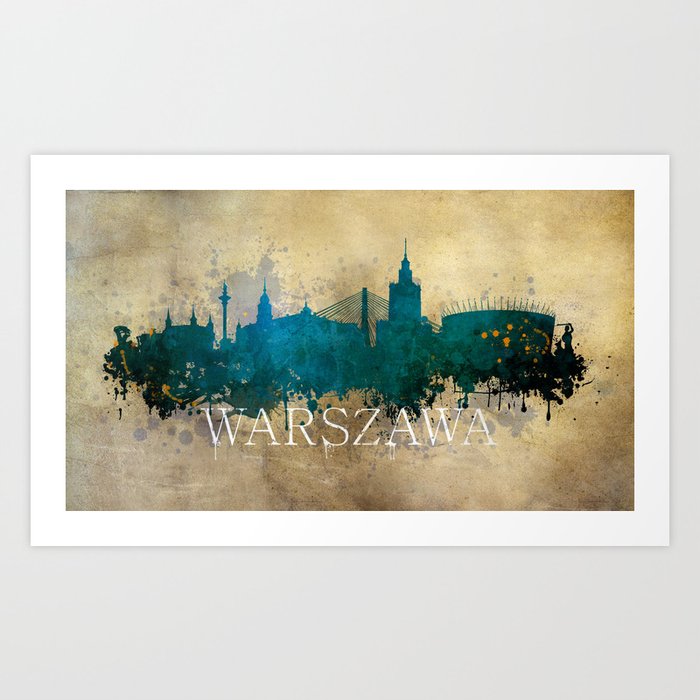 Warszawa Art Print