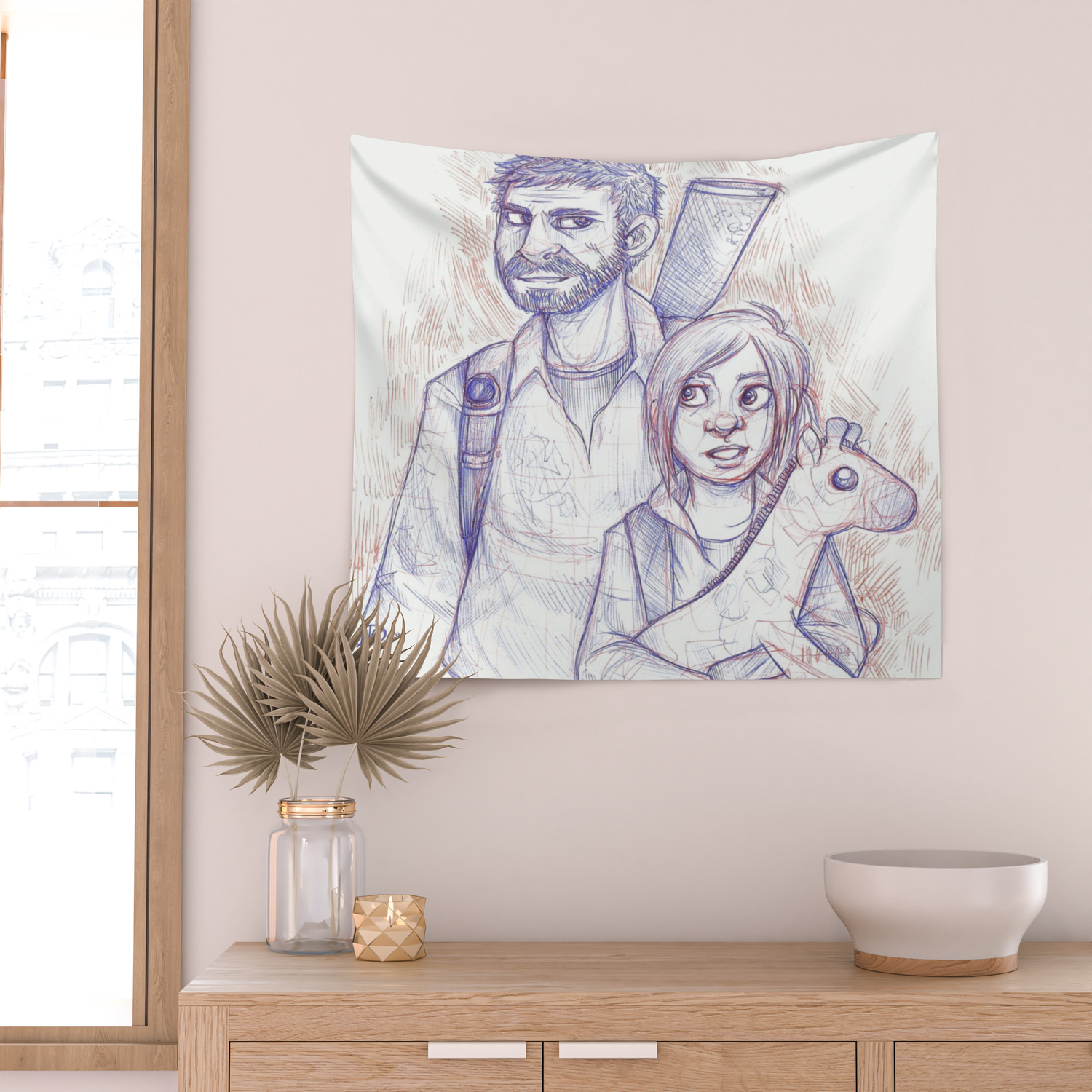 Ellie And Joel Wall Tapestry By Gremlinloquacious Society6