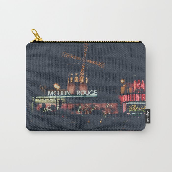 Moulin | Rouge | Paris at night #2 Carry-All Pouch