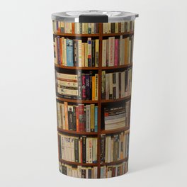 Bookshelf Books Library Bookworm Reading Travel Mug