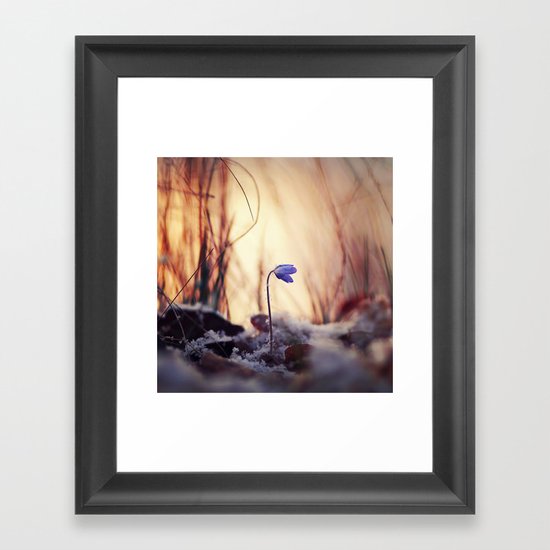 When evening comes Framed Art Print