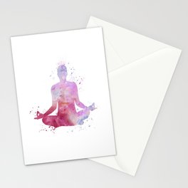 Yoga - Lotus pose  Stationery Cards