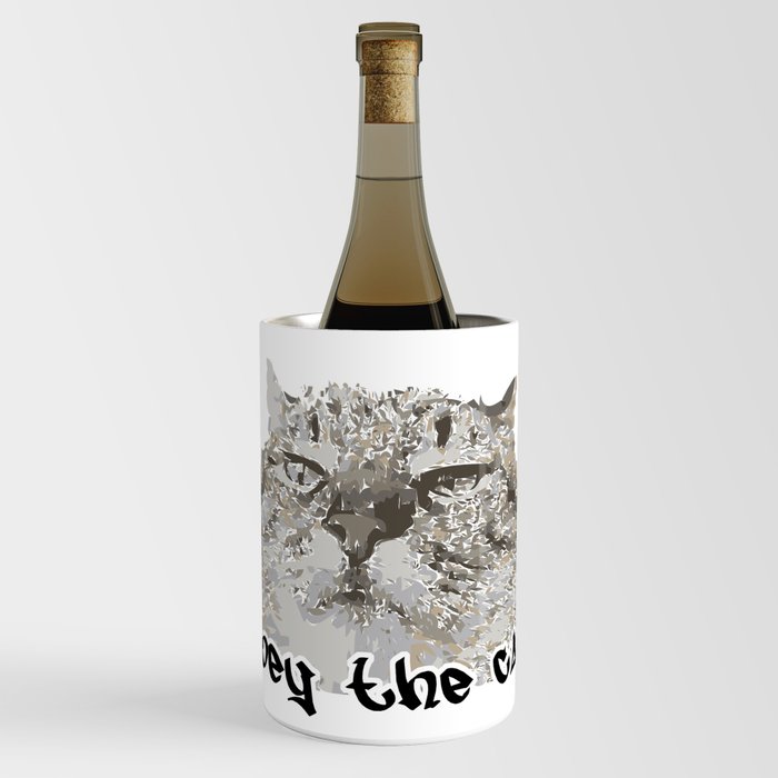 obey the Cat Wine Chiller