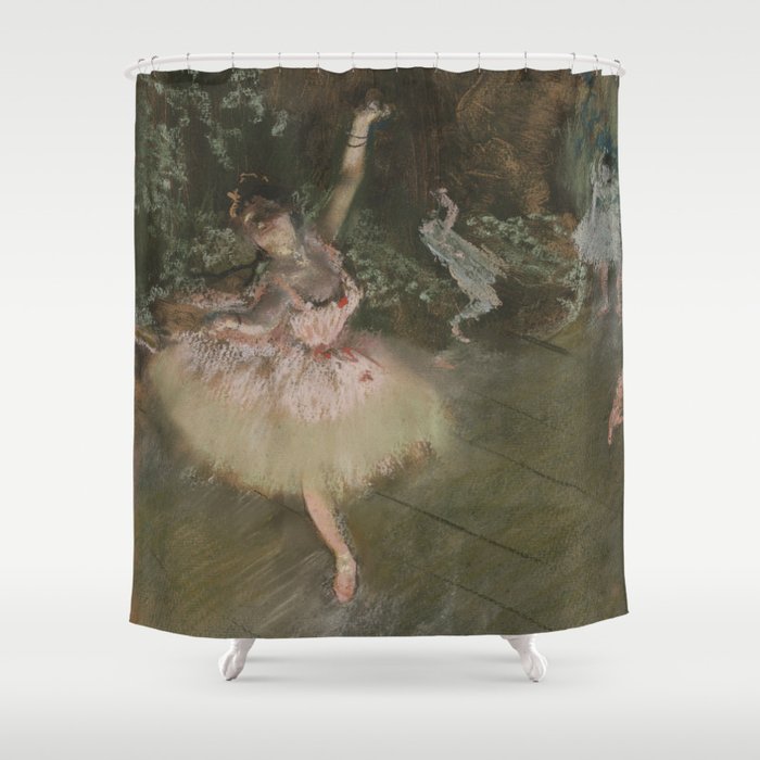 Edgar Degas - The Star Shower Curtain