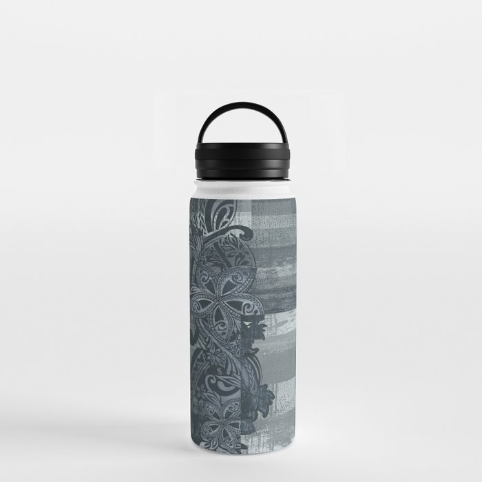 Hawaiian Slate Artboard Abstract Water Bottle