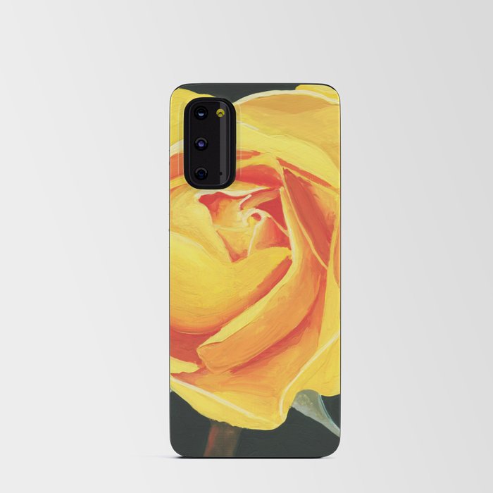 Yellow Rose Android Card Case