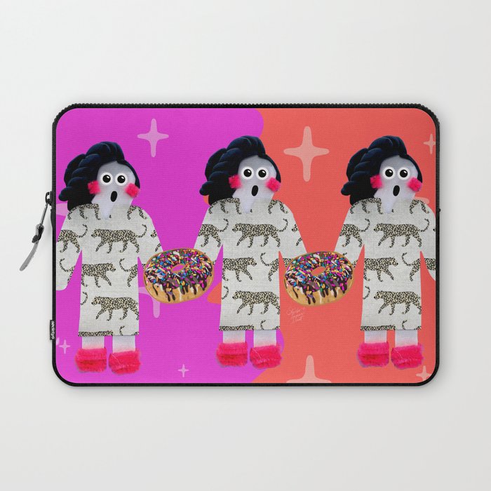 Leopards Sprinkles & Donuts Oh My! Laptop Sleeve