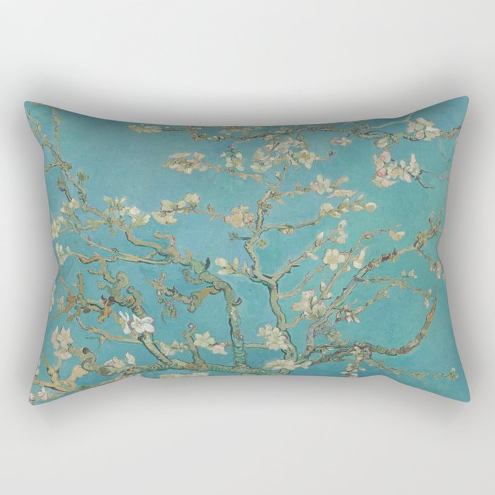Blossoming Almond Tree Rectangular Pillow