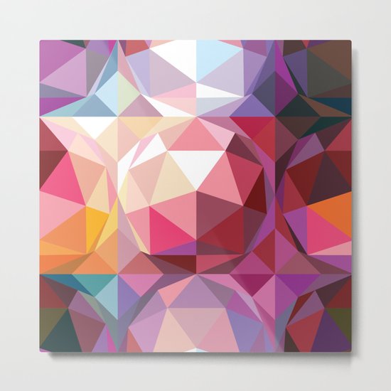 Geodesic dome pattern Metal Print