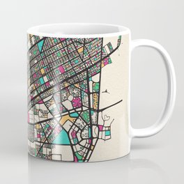 Colorful City Maps: Cancun, Mexico Coffee Mug