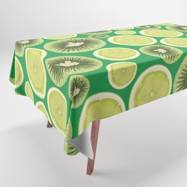 Lime Kiwi Pattern Tablecloth