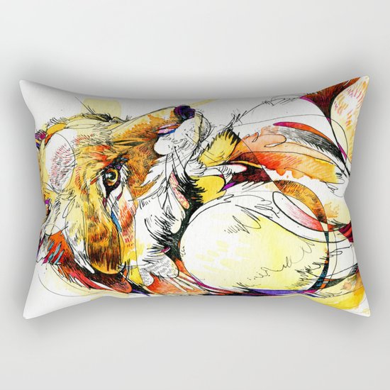 Fox Flow Rectangular Pillow
