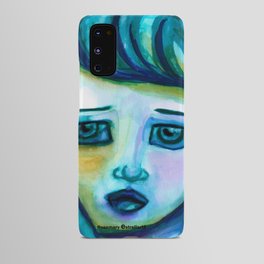 The Girl with the Sad Blue Eyes Android Case