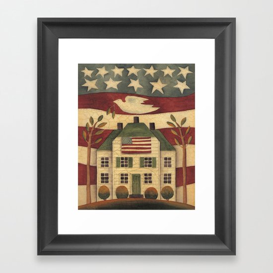 Where Freedom Dwells Framed Art Print