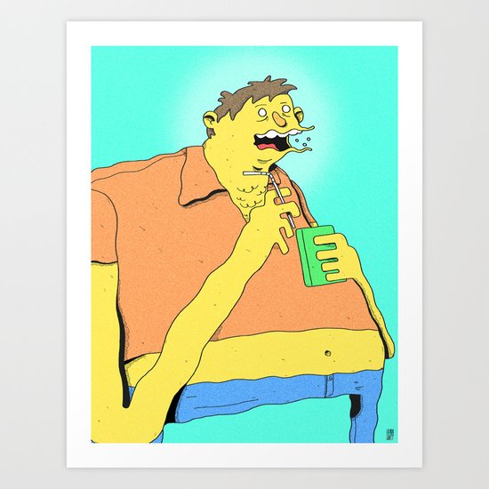 Barney Art Print