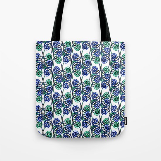 Swirly Pattern Tote Bag