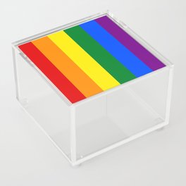 Pride Rainbow Flag Acrylic Box