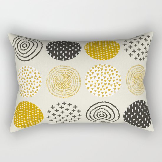 Itsy Bitsy September Rain Rectangular Pillow