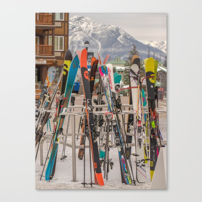 Ski Day Canvas Print