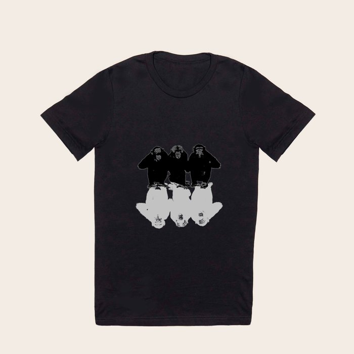 3 Monkeys T Shirt by Grime Lab Society6