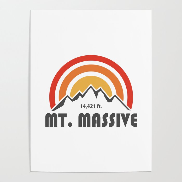 Mt. Massive Colorado Poster