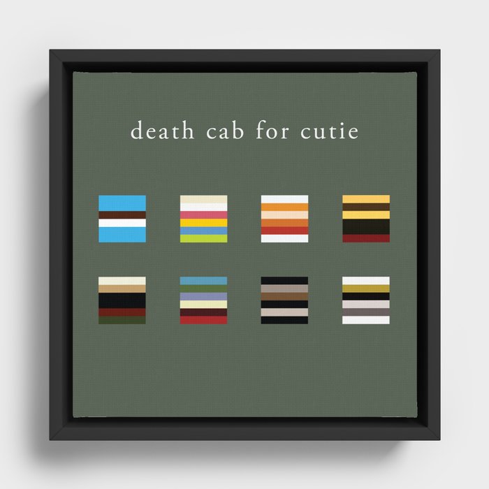 Album Art Series: Death Cab for Cutie Framed Canvas