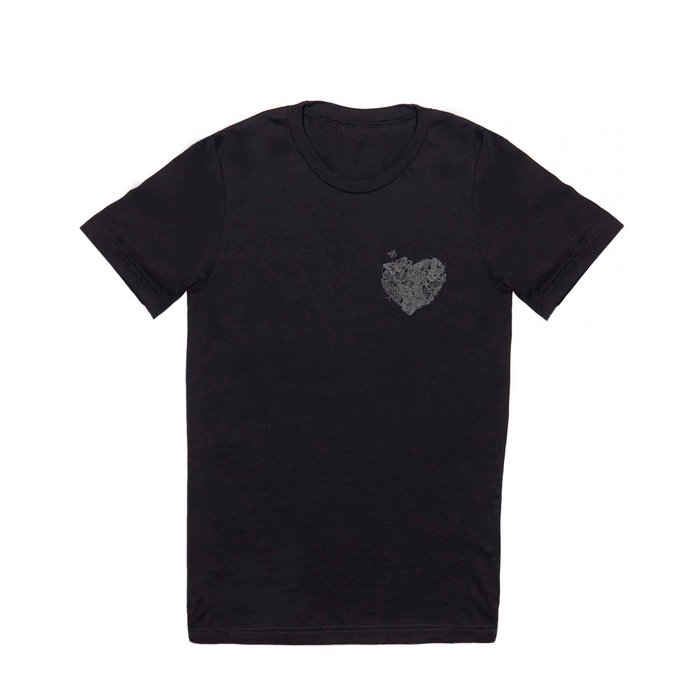 Butterflies +heart  T Shirt