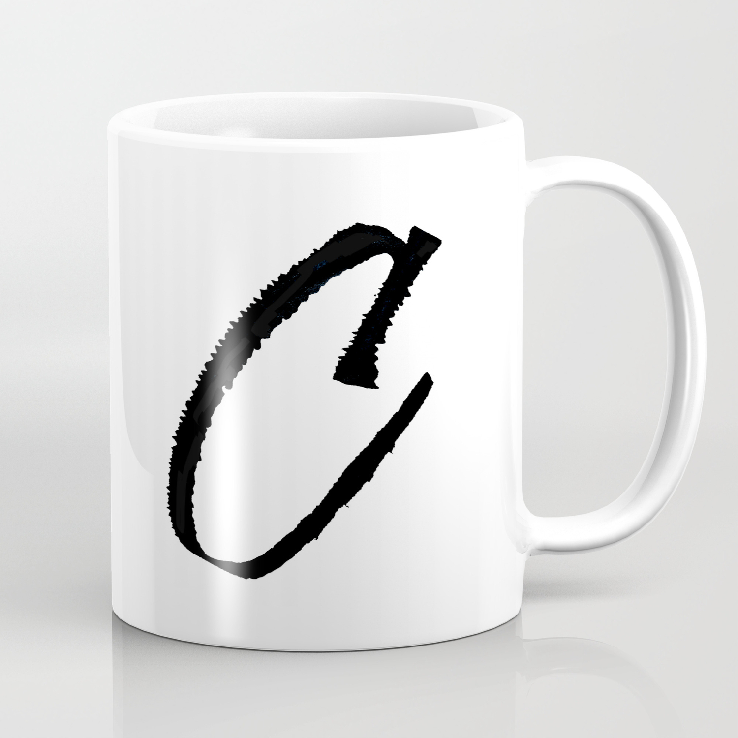 Letter C Ink Monogram Coffee Mug By Emilyras Society6