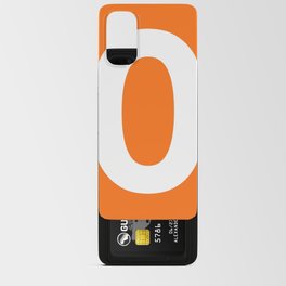 Number 0 (White & Orange) Android Card Case