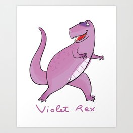violet rex Art Print