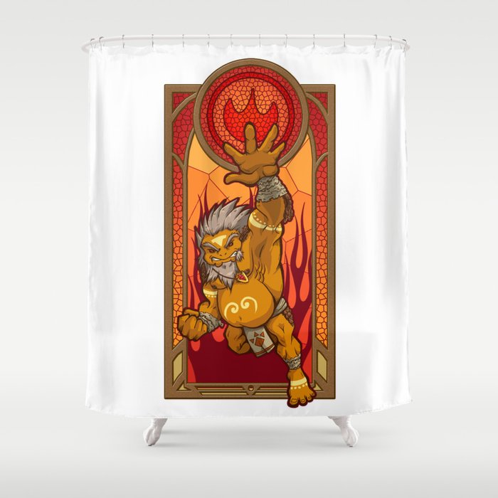 Sage of Fire Shower Curtain