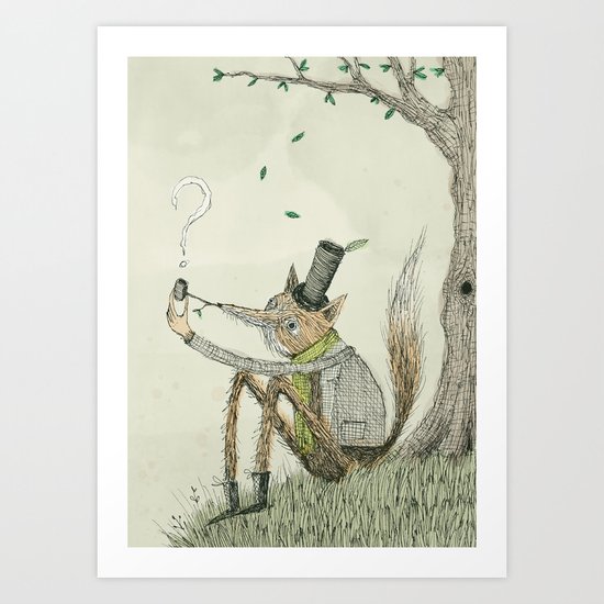 'Theories' Art Print