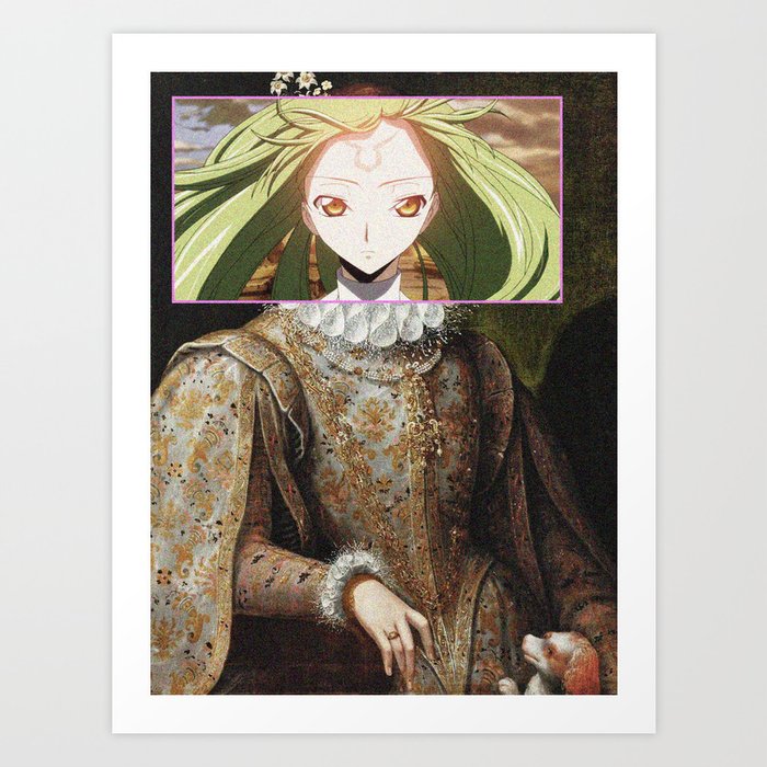 Code Geass Cc Art Print By Oponn Society6