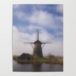 Kinderdijk Windmill III Poster