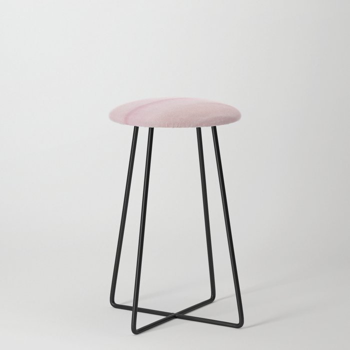 Subtle Pink Layers 03 Counter Stool