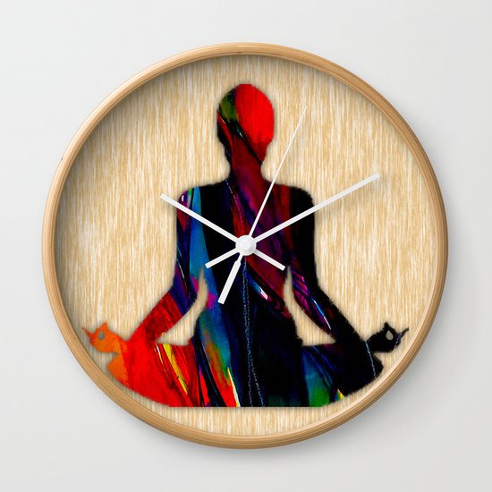 Meditation Wall Clock