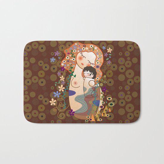Kokeshi Mother&child Bath Mat