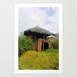 Ethiopian Hut Art Print