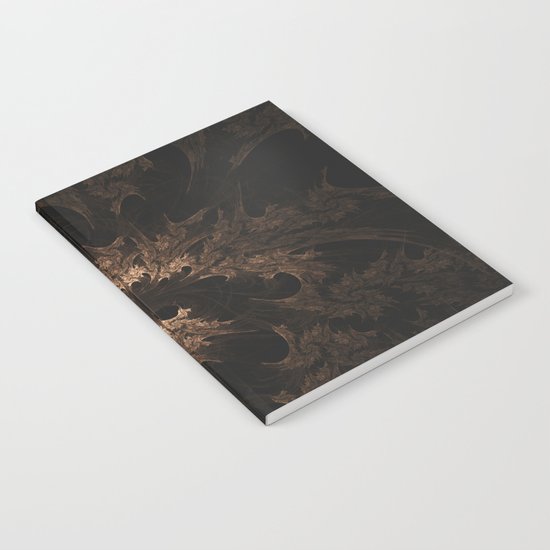 Abstract Fractal Design - Vintage Look Notebook