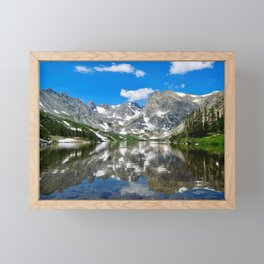 Lake Isabelle, Rocky Mountains, Colorado Framed Mini Art Print