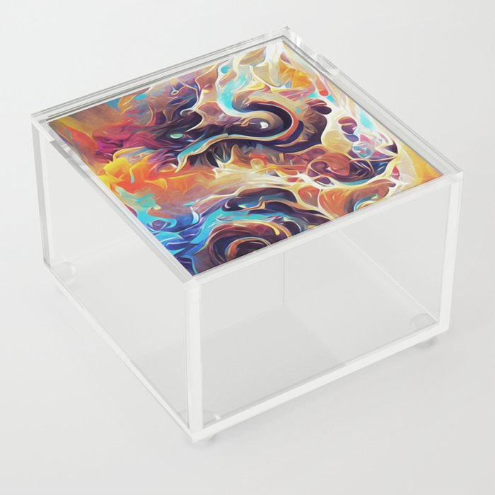 Rising Flames Acrylic Box