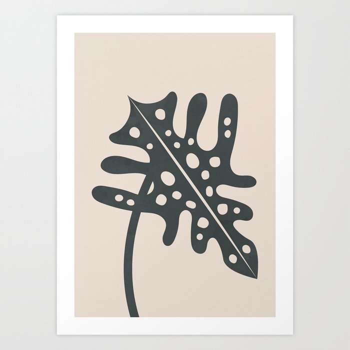 Philodendron Leaf Art Print