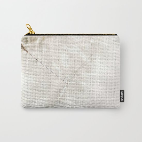 Sparkling dandelion seed head with droplet Carry-All Pouch