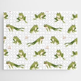 Frogs Pattern Jigsaw Puzzle