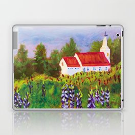 Lupines Sugar Hill New Hampshire Laptop Skin
