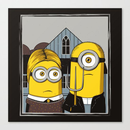 Minion Gothic Canvas Print