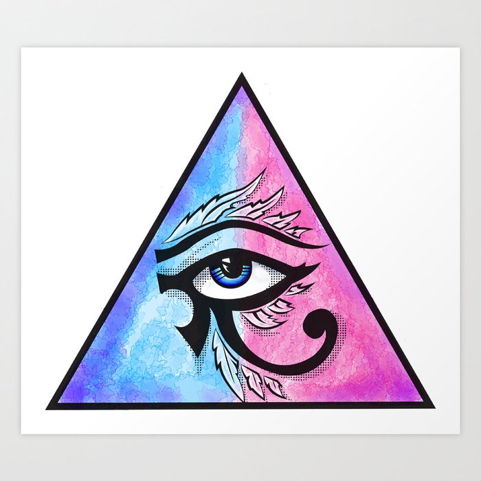 Eye of Rah Art Print by JoeDezigns Society6